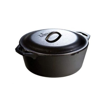 LODGE Cast Iron Dutch Oven 6,62Lt Cast Iron Lid