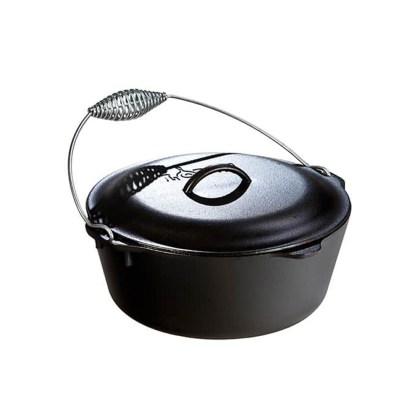 LODGE-Cast-Iron-Dutch-Oven-6.62Lt-Cast-Iron-Bail-Handle
