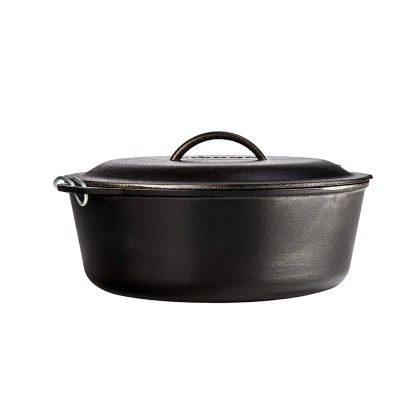 LODGE-Cast-Iron-Dutch-Oven-6.62Lt-Cast-Iron-Bail-Handle