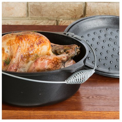 LODGE-Cast-Iron-Dutch-Oven-8.52Lt-Cast-Iron-Bail-Handle