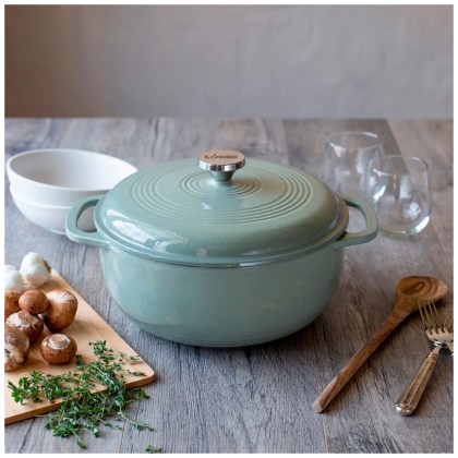 LODGE Cast Iron Dutch Oven Desert Sage 5,68Lt 