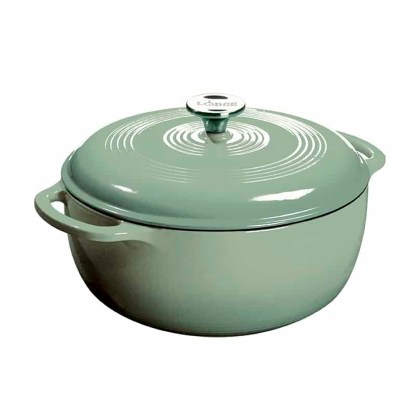 LODGE Cast Iron Dutch Oven Desert Sage 5,68Lt 