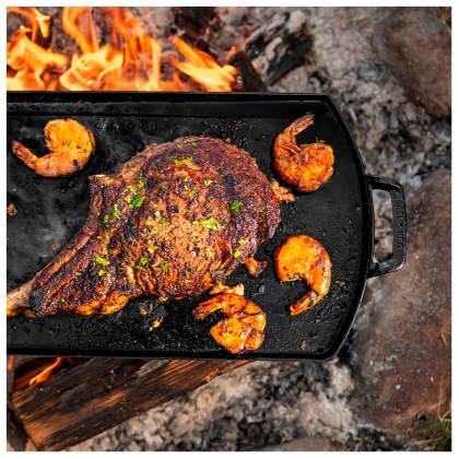 LODGE Cast Iron Griddle Blacklock 25.4x50.8cm