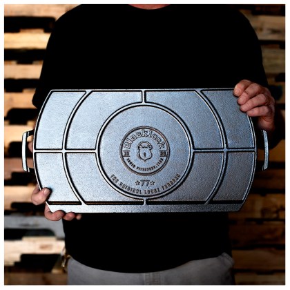 LODGE Cast Iron Griddle Blacklock 25.4x50.8cm