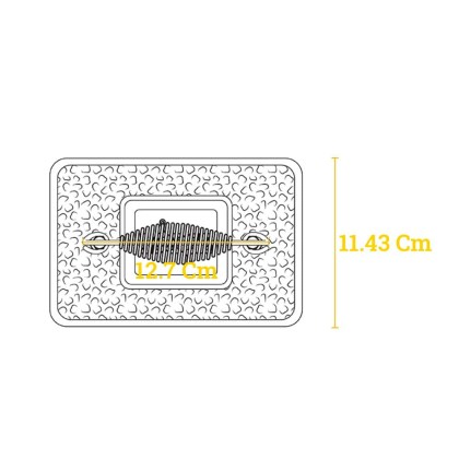 LODGE Cast Iron PRESS 17.15 cm x 11.43 cm