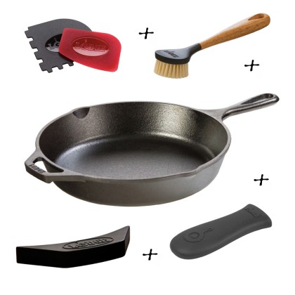 LODGE Cast Iron Skillet 26,04 cm OFFER COMBO