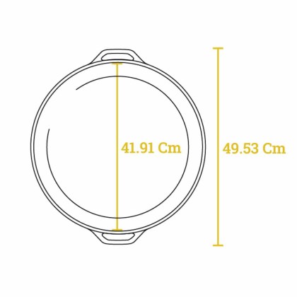 LODGE Cast Iron Skillet 43,18 cm