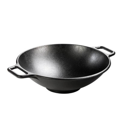 LODGE Cast Iron Wok 33.56 cm