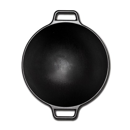 LODGE Cast Iron Wok 33.56 cm