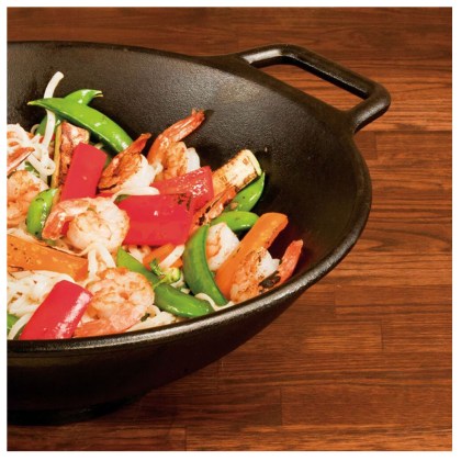 LODGE Cast Iron Wok 33.56 cm