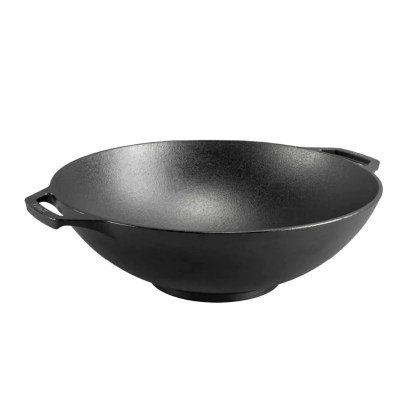 LODGE Cast iron Wok 35.5cm / 6.8lt