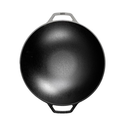 LODGE Cast iron Wok 35.5cm / 6.8lt