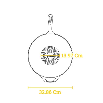LODGE Chef Collection 31.75 Cm Wok