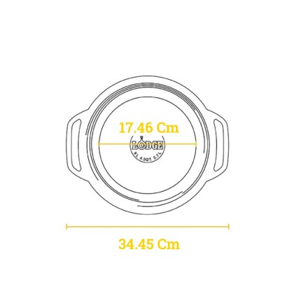 LODGE Enameled Cast Iron Casserole 5.68 lt - Lilac