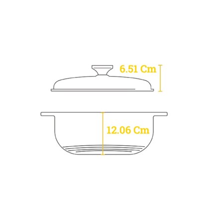 LODGE Enameled Cast Iron Casserole 5.68 lt - Lilac