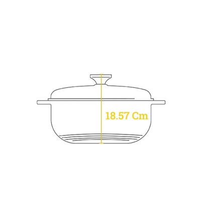 LODGE Enameled Cast Iron Dutch Oven 5,68 lt - Indigo