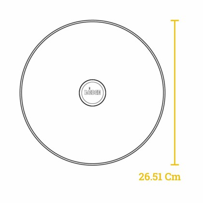 LODGE Glass Lid 26,04 cm