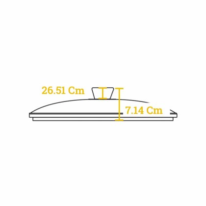 LODGE Glass Lid 26,04 cm