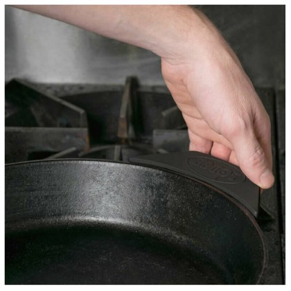 LODGE Silicone Handle HOLDER BLACK