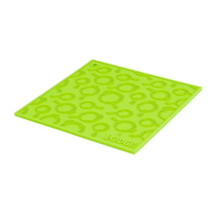 LODGE Silicone Trivet Green