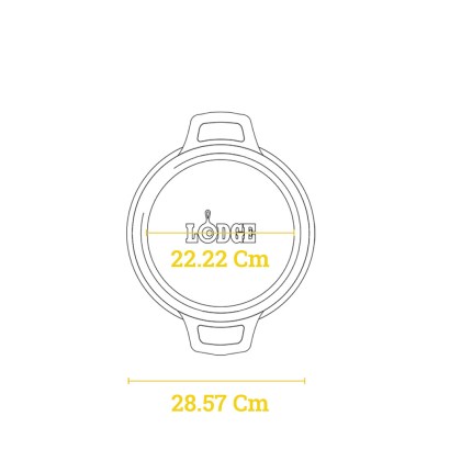 LODGE Μαντεμένιο Διπλό Σκεύος Chef Collection 5.67Lt