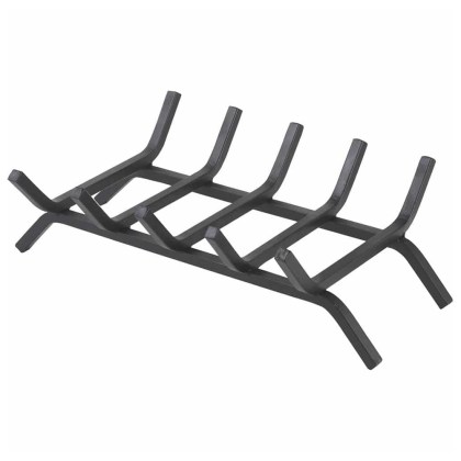 STAND FOR FIREPLACE WOOD METALLIC 50x30x14.5 cm