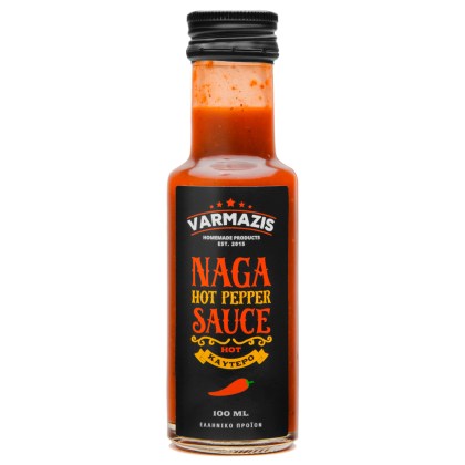 NAGA HOT PEPPER SAUCE 100ml Κόκκινη καυτερή sauce πιπεριάς