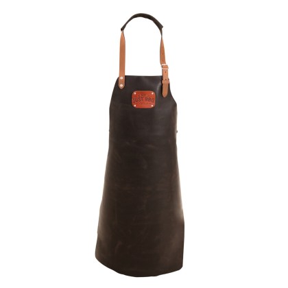 NOT JUST BBQ Leather Apron Black 