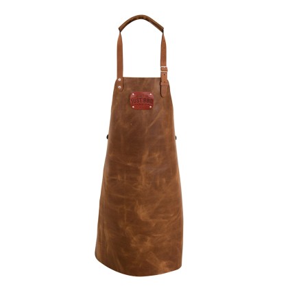 NOT JUST BBQ Leather Apron Cognac 