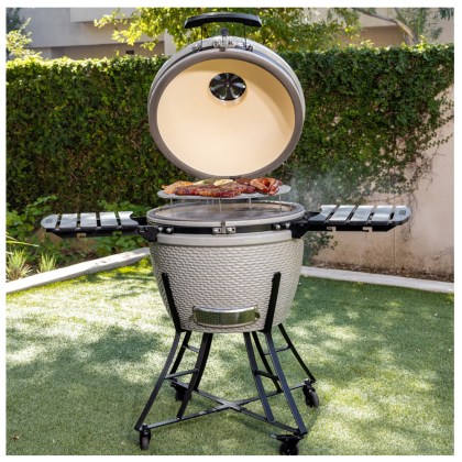 Pit Boss Ceramic Charcoal Grill PBK24 - Grey
