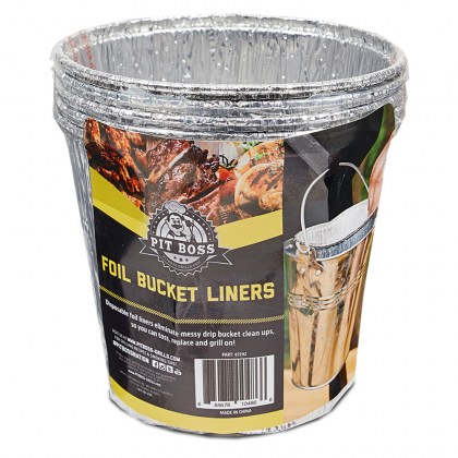 Pit Boss Foil Bucket Liner - 6 Pack