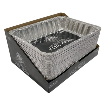 Pit Boss Foil Pans- All Purpose- Large 4 Pack