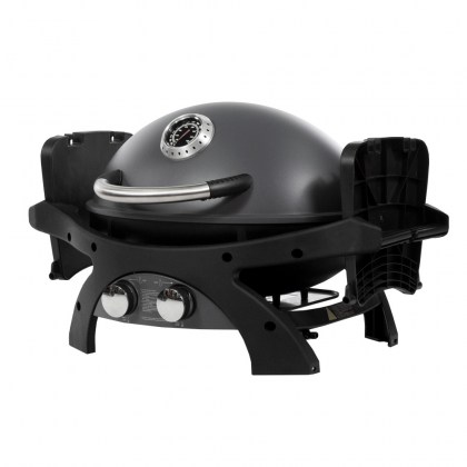 Pit Boss Portable Gas Grill Sportsman 2 Grey - (30mb, with manifold kit)