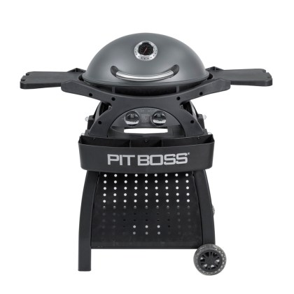 Pit Boss Portable Gas Grill Sportsman 2 Grey with Cart Promotion
