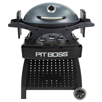 Pit Boss Portable Gas Grill Sportsman 3 Grey with Cart Promotion