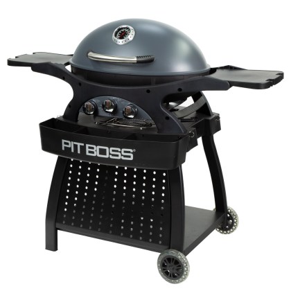 Pit Boss Portable Gas Grill Sportsman 3 Grey with Cart Promotion