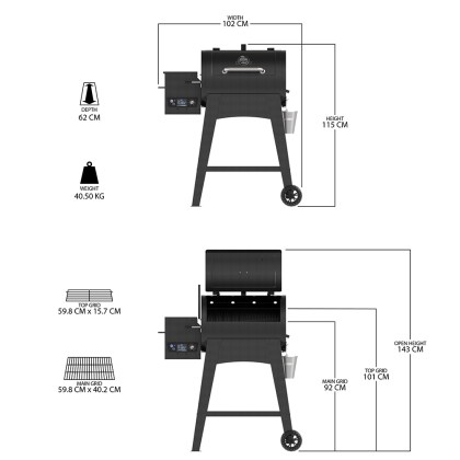 Pit Boss Wood Pellet Grill PB500FB1
