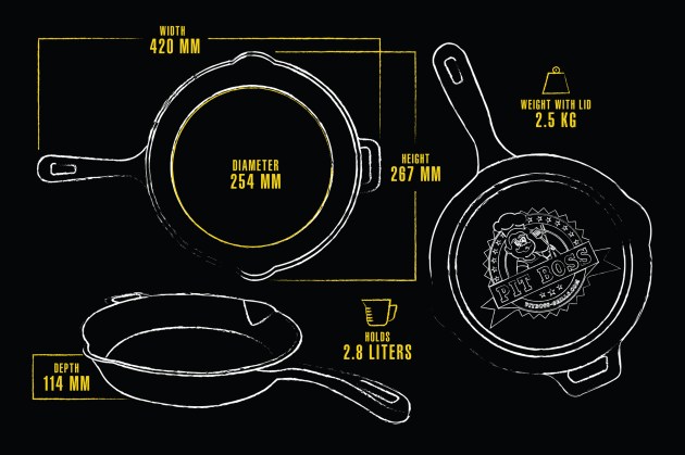 Pit Boss 6 Piece Cast Iron Starter Kit