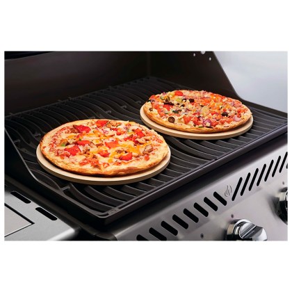 Pizza Stone Napoleon SET 2pcs Στρόγγυλη Πέτρα Ψησίματος για Πίτσα