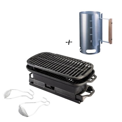 Lodge Sportsmans Grill Combo