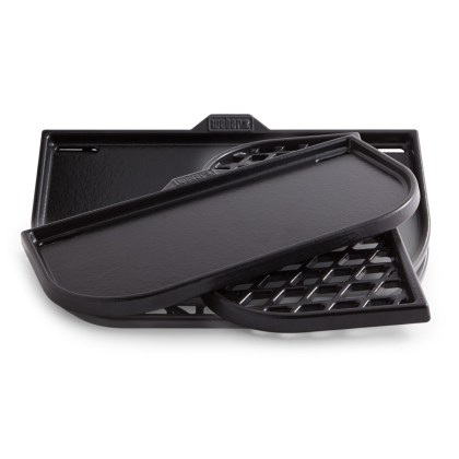 WEBER Cast Iron Grill Grate and Plate 363x3581mm Μαντεμένια σχάρα για searing και μαντεμένια πλάκα ψησίματος