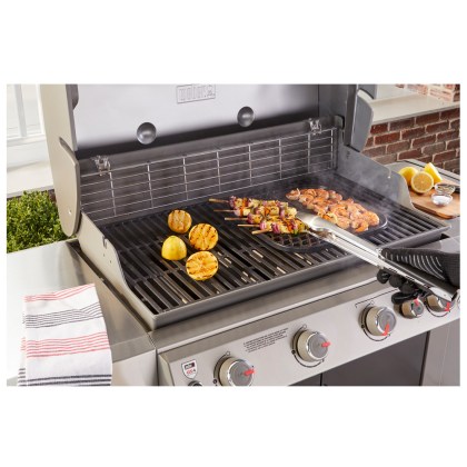 WEBER Cast Iron Grill Grate and Plate 363x3581mm Μαντεμένια σχάρα για searing και μαντεμένια πλάκα ψησίματος