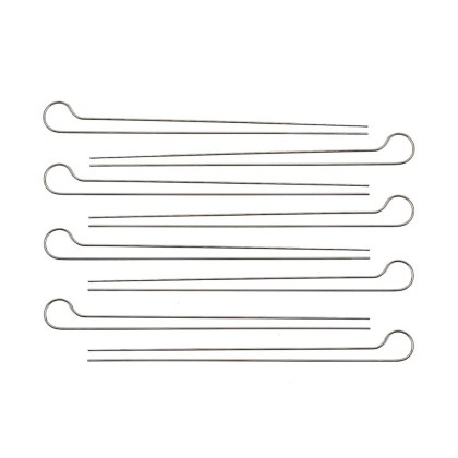 WEBER Double Skewers Set 8pcs Σετ Σουβλάκια Από Επικαλυμμένο Ατσάλι