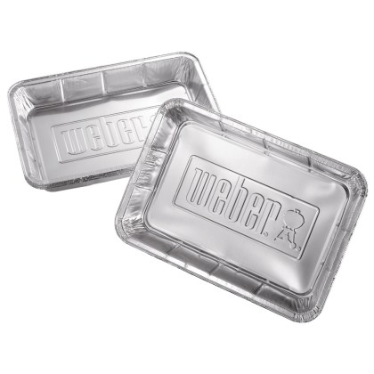 WEBER Drip Pans Set 10pcs Large