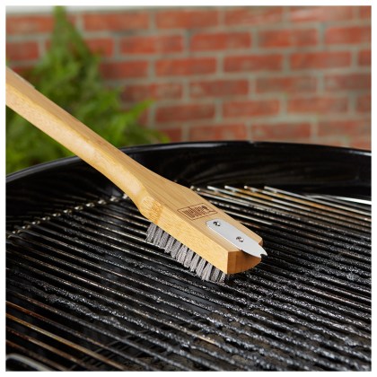 WEBER Wooden Cleaning Brush 46cm Βούρτσα Ψησταριάς