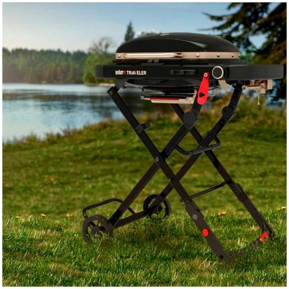 Weber Traveler Compact Portable Gas Grill
