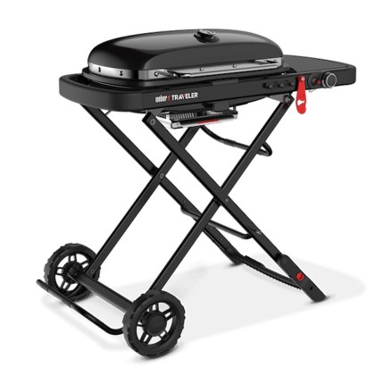 Weber Traveler Stealth Edition Φορητή Ψησταριά Υγραερίου