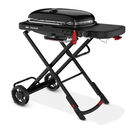 Weber Traveler Stealth Edition Φορητή Ψησταριά Υγραερίου
