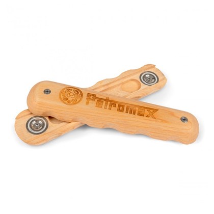 Wooden handle for Wrought-Iron Pans Petromax