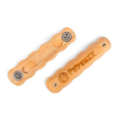 Wooden handle for Wrought-Iron Pans Petromax